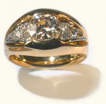 Bandring mit Brillanten in 750/ooo Gold